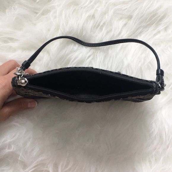Authentic Black Coach Wristlet - Picture 4 of 5